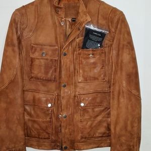murano leather jacket